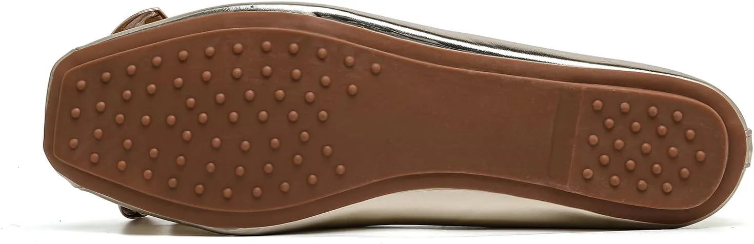 MEMON Women's Flats/Women Fashion Bowknot Flats/Ballet Flats for Women/Comfort Light Weight Slip-On Dress Shoes