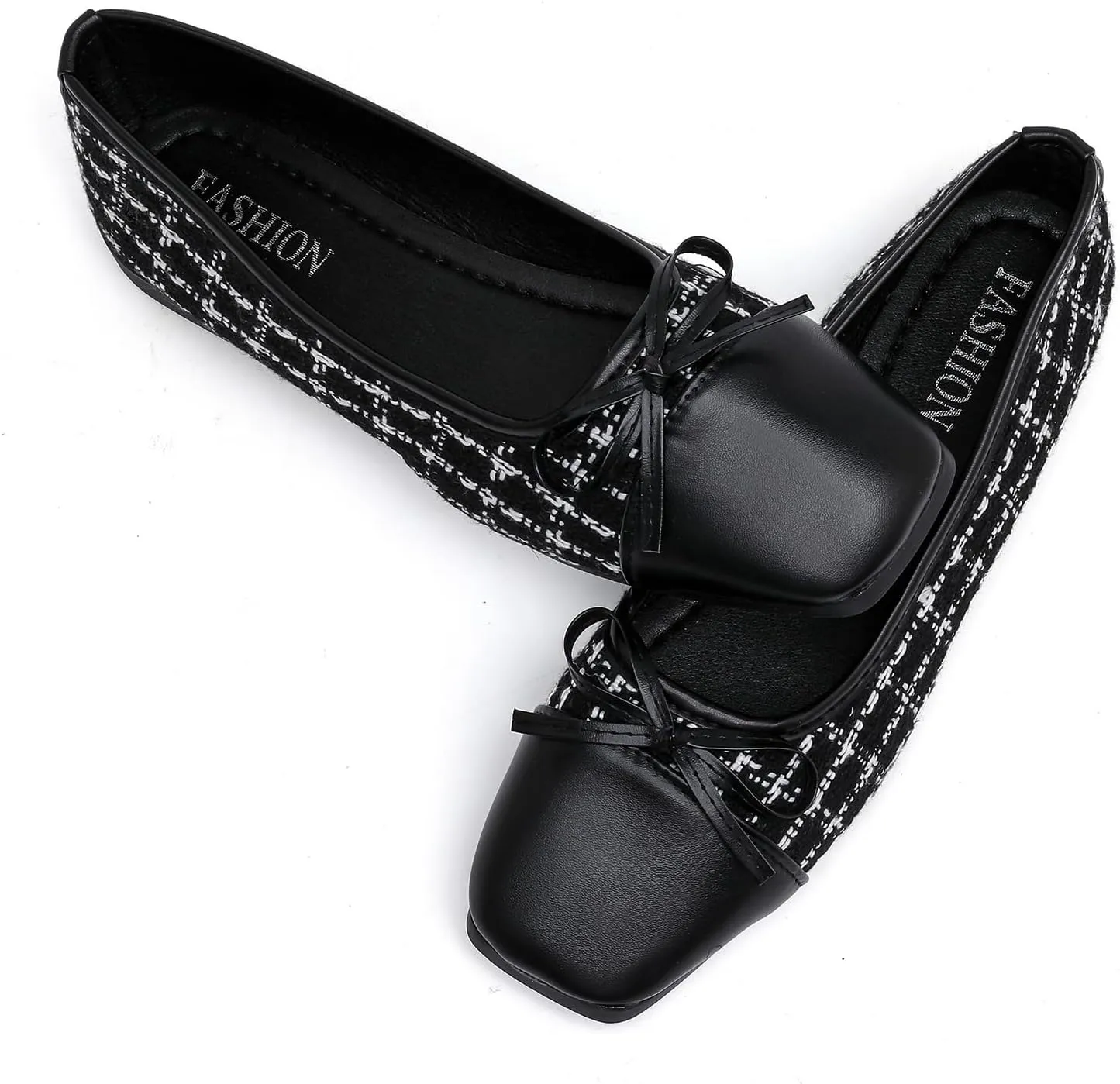 MEMON Women's Flats/Women Fashion Bowknot Flats/Ballet Flats for Women/Comfort Light Weight Slip-On Dress Shoes