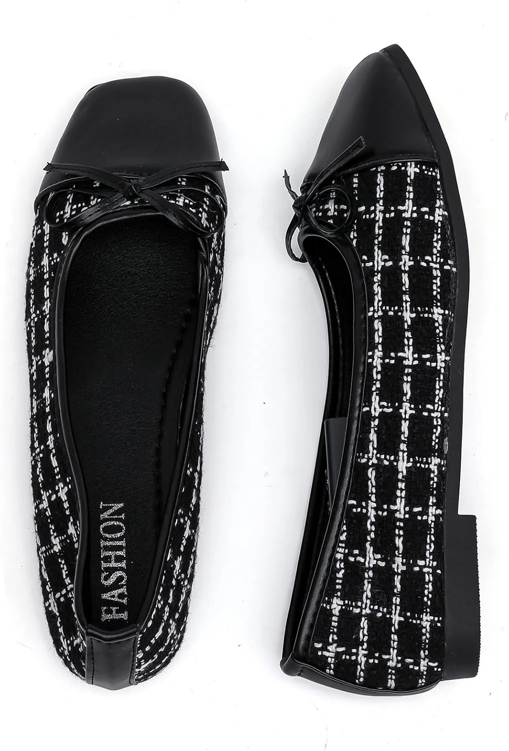 MEMON Women's Flats/Women Fashion Bowknot Flats/Ballet Flats for Women/Comfort Light Weight Slip-On Dress Shoes