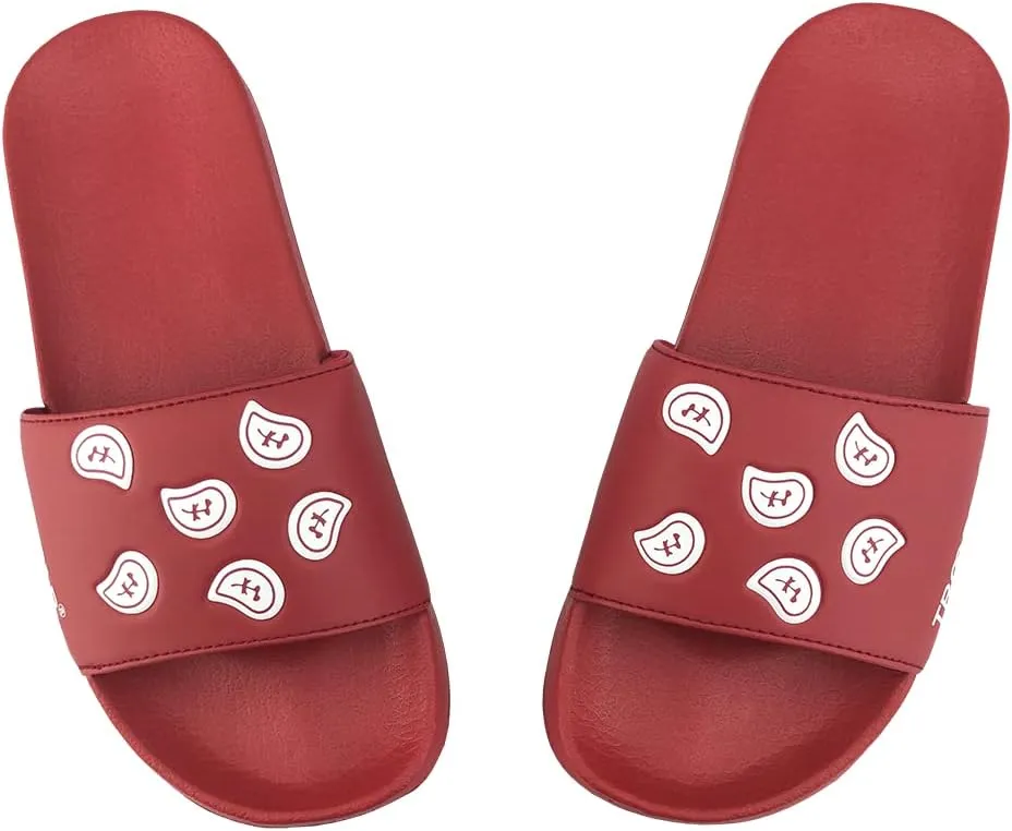 Men and Women TB-01 Bandana Paisley EVA Slide Sandals | Quick Drying Shower Slides | Ultra Cushion For Indoor and Outdoor | Contoured Footbed