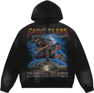 Men's 3D Graphic Print Hooded Casual Oversized Hoodies Pink&Grey Mix Special Color Long Sleeve For Unisex
