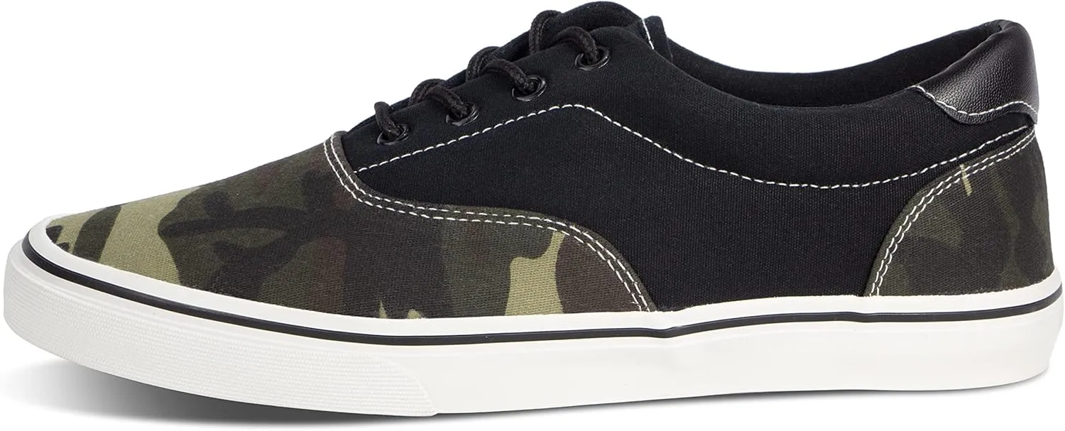 Men's Black Classic Low Top Shoes Canvas Fashion Sneaker with Soft Insole Causal Dress Shoes for Men Comfortable Walking Shoes