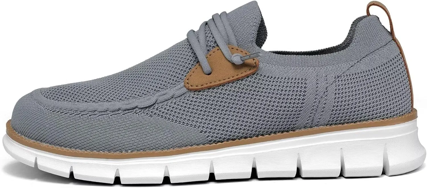 Mens Casual Loafers Shoes Slip On Fashion Walking Dress Sneakers Business Oxfords Work Lightweight Soft Sole Zapatos