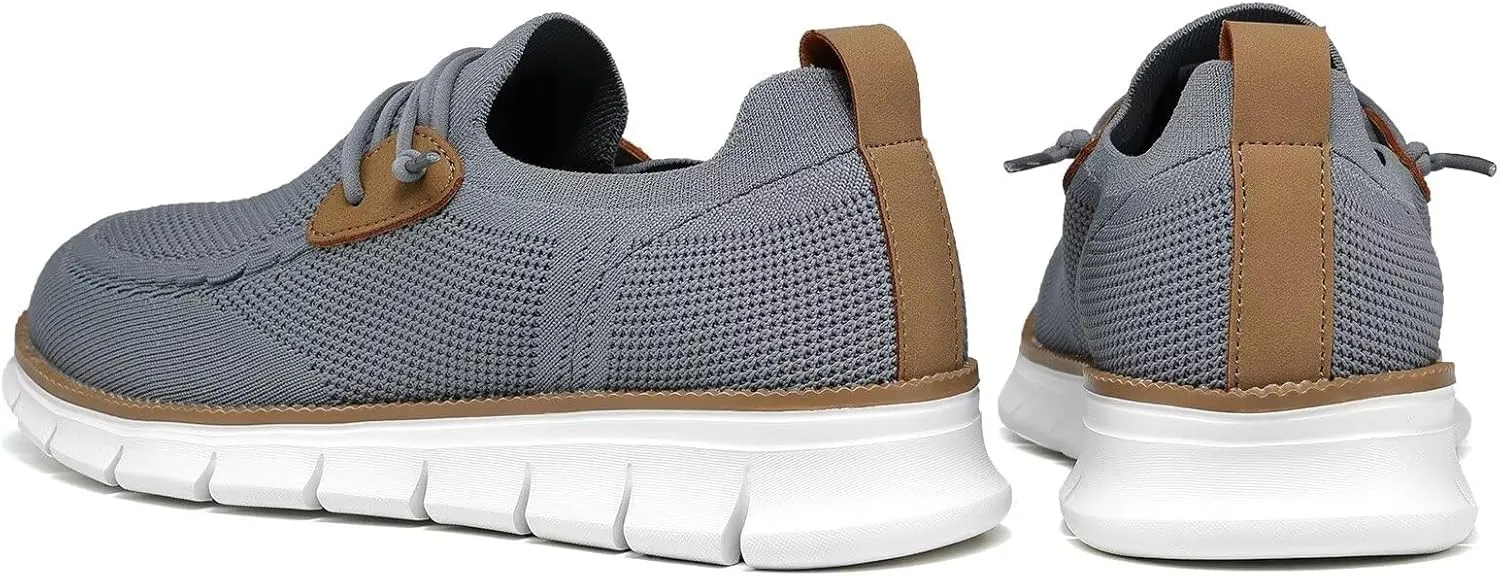 Mens Casual Loafers Shoes Slip On Fashion Walking Dress Sneakers Business Oxfords Work Lightweight Soft Sole Zapatos