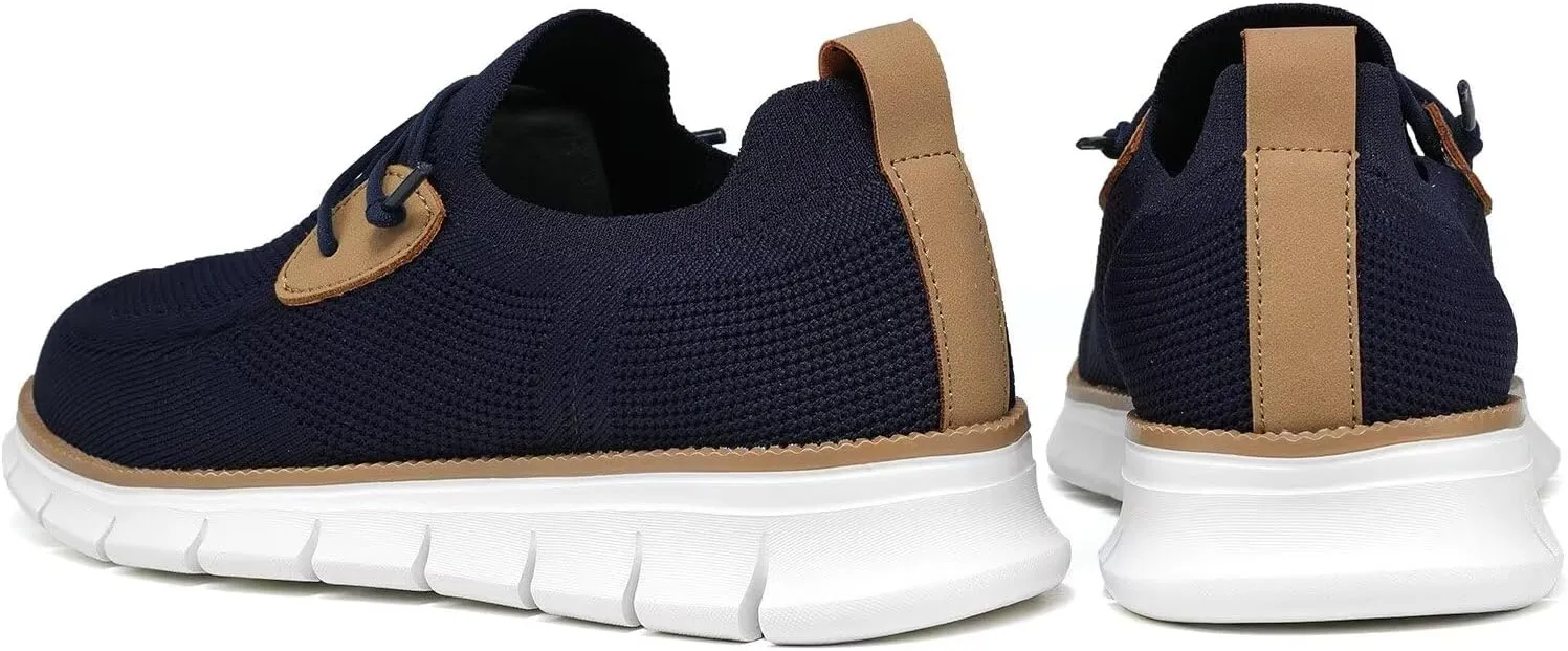 Mens Casual Loafers Shoes Slip On Fashion Walking Dress Sneakers Business Oxfords Work Lightweight Soft Sole Zapatos