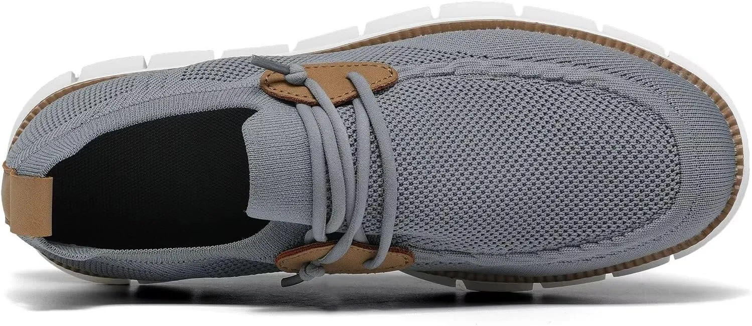 Mens Casual Loafers Shoes Slip On Fashion Walking Dress Sneakers Business Oxfords Work Lightweight Soft Sole Zapatos