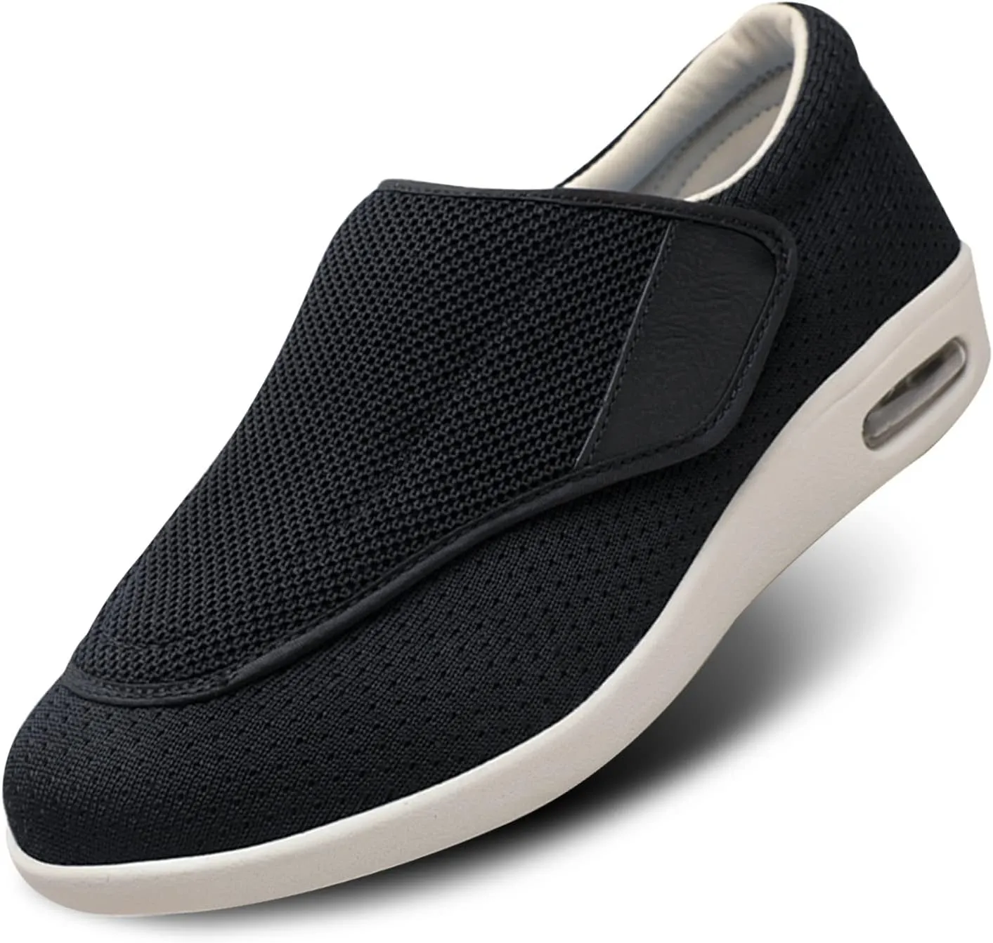 Men's Diabetic Shoes Pain Relief Easy to Slip On Wide Widths Slippers Adjustable Orthopedic with Removable Memory Foam Insoles Lightweight for Seniors Swollen Feet