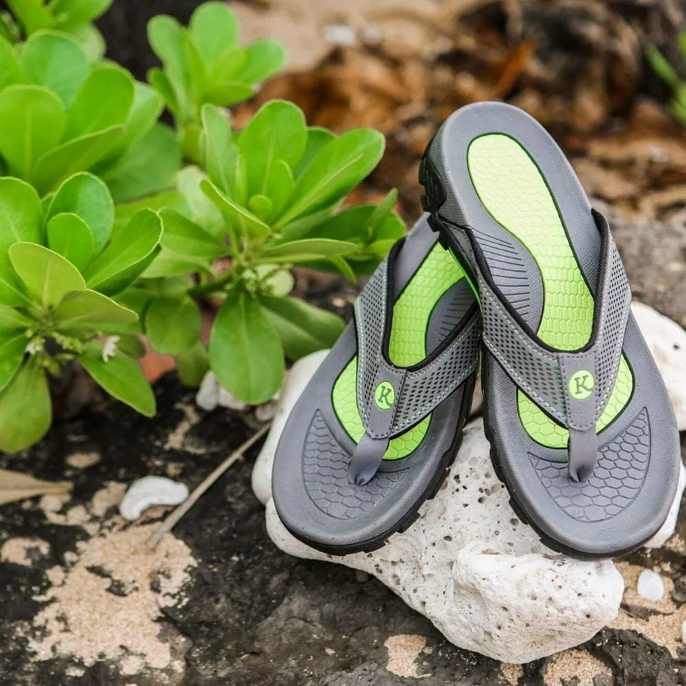 Men's Drifter Sport Flip Flops | Comfortable Durable Rubber and Heavy-Duty Tread