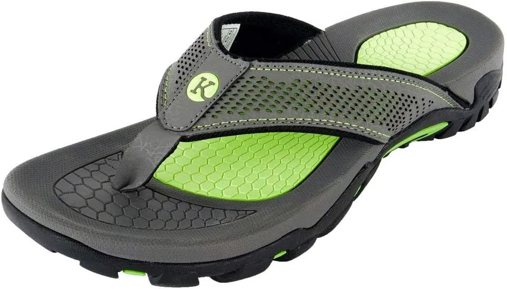 Men's Drifter Sport Flip Flops | Comfortable Durable Rubber and Heavy-Duty Tread
