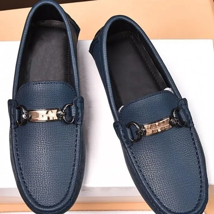 Mens Hands Free Shoes Casual Slip on Loafers Flat Oxfords, Bule,Black Fashion Soft Lightweight Boat Shoes