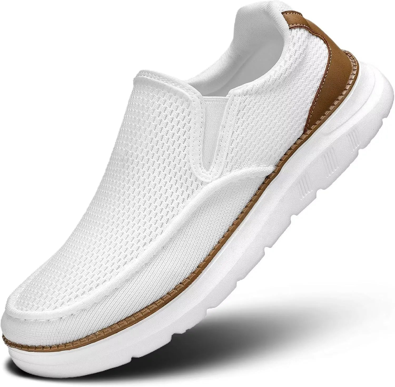 Mens Loafers Slip On Boat Shoes Casual Walking Dress Sneakers Mesh Business Oxfords Work Lightweight Soft Sole