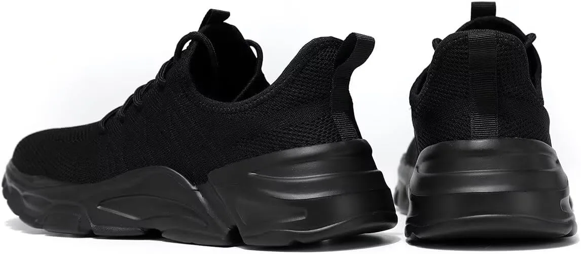 Mens Running Shoes Slip-on Walking Tennis Sneakers Lightweight Breathable Casual Soft Sole Mesh Workout Sports Shoes