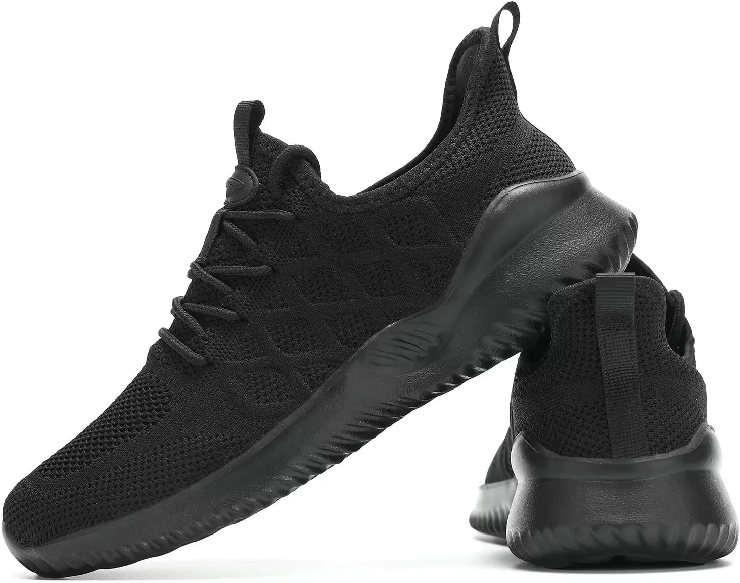 Mens Running Shoes Slip-on Walking Tennis Sneakers Lightweight Breathable Casual Soft Sole Mesh Workout Sports Shoes