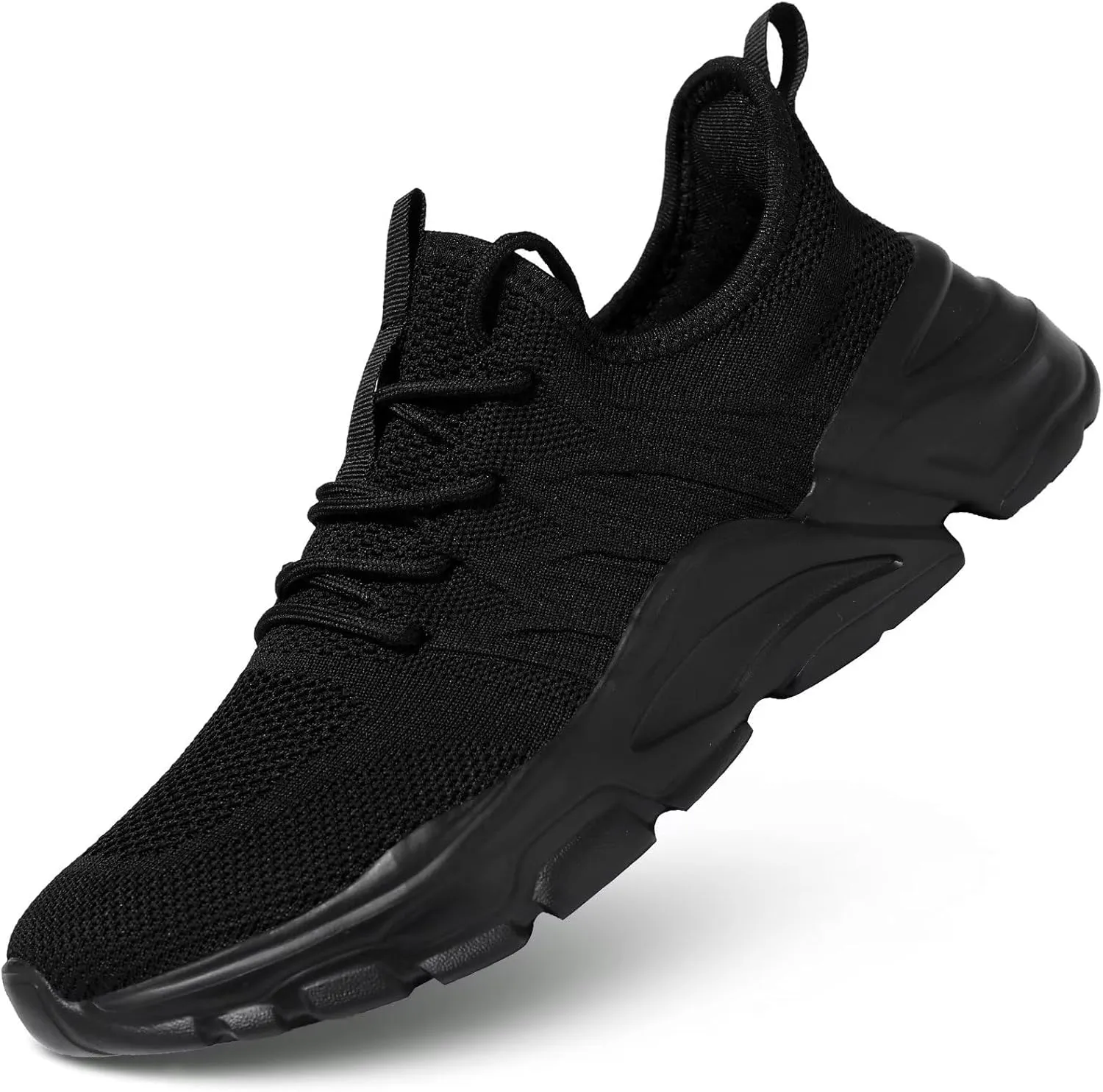 Mens Running Shoes Slip-on Walking Tennis Sneakers Lightweight Breathable Casual Soft Sole Mesh Workout Sports Shoes