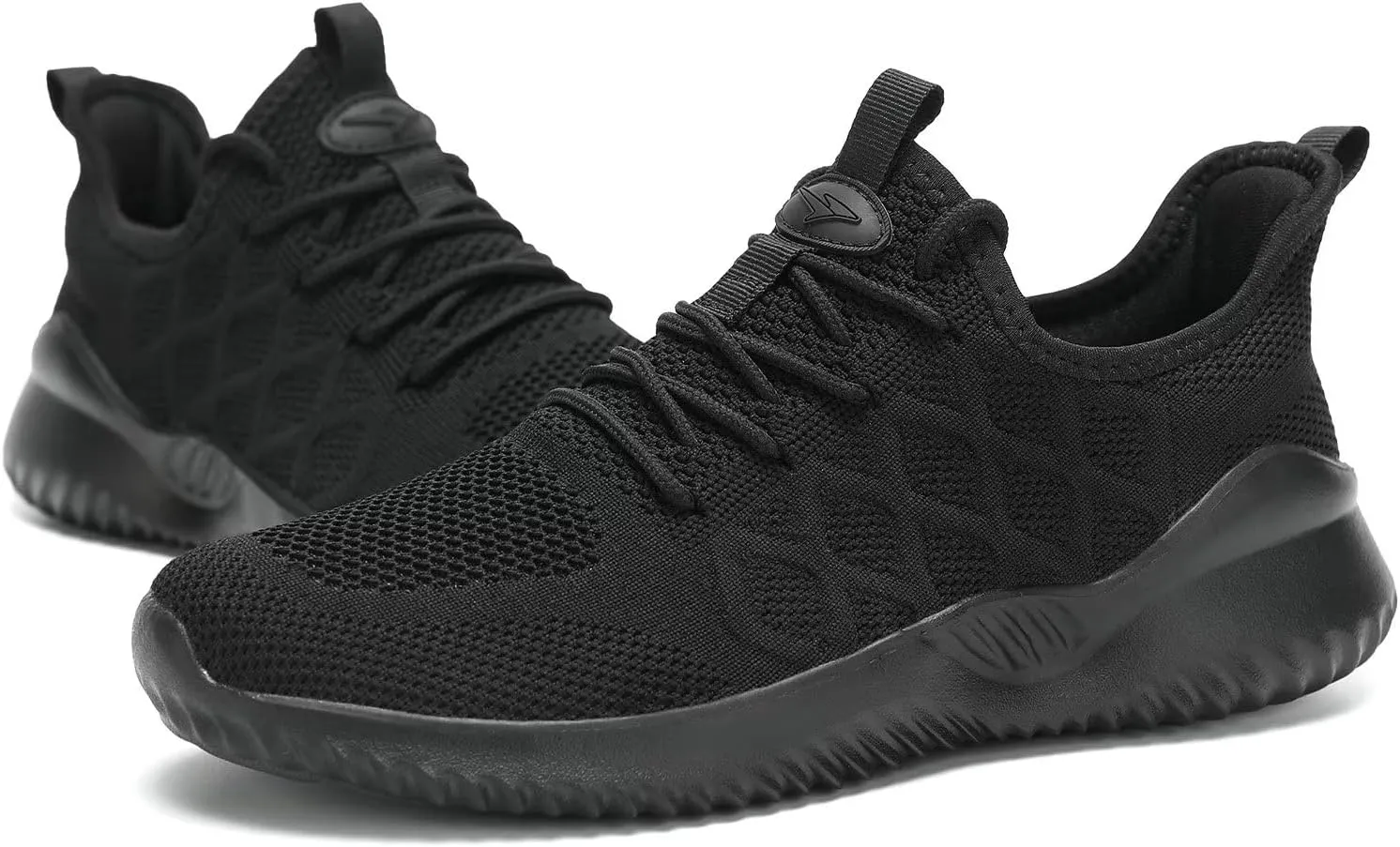 Mens Running Shoes Slip-on Walking Tennis Sneakers Lightweight Breathable Casual Soft Sole Mesh Workout Sports Shoes