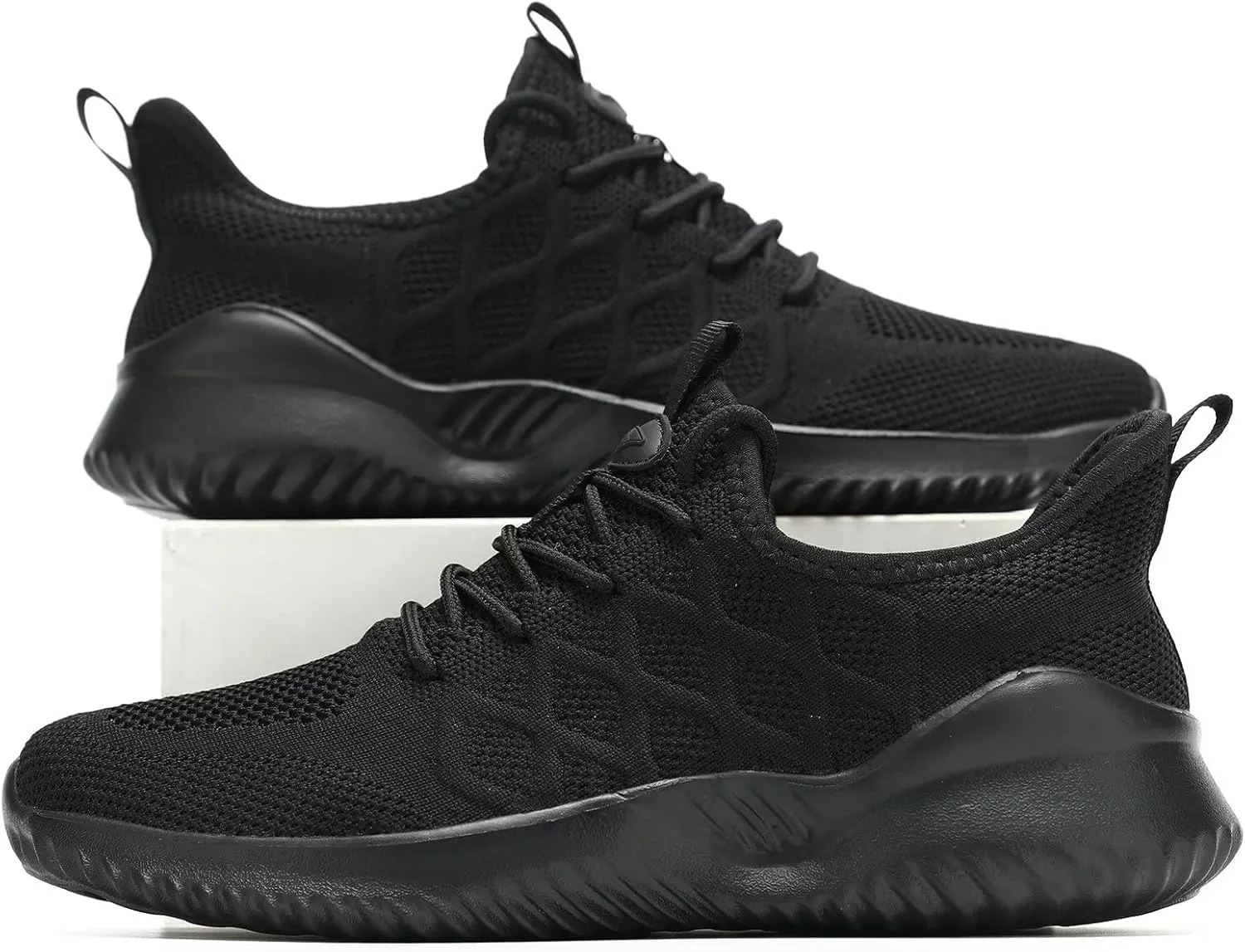 Mens Running Shoes Slip-on Walking Tennis Sneakers Lightweight Breathable Casual Soft Sole Mesh Workout Sports Shoes