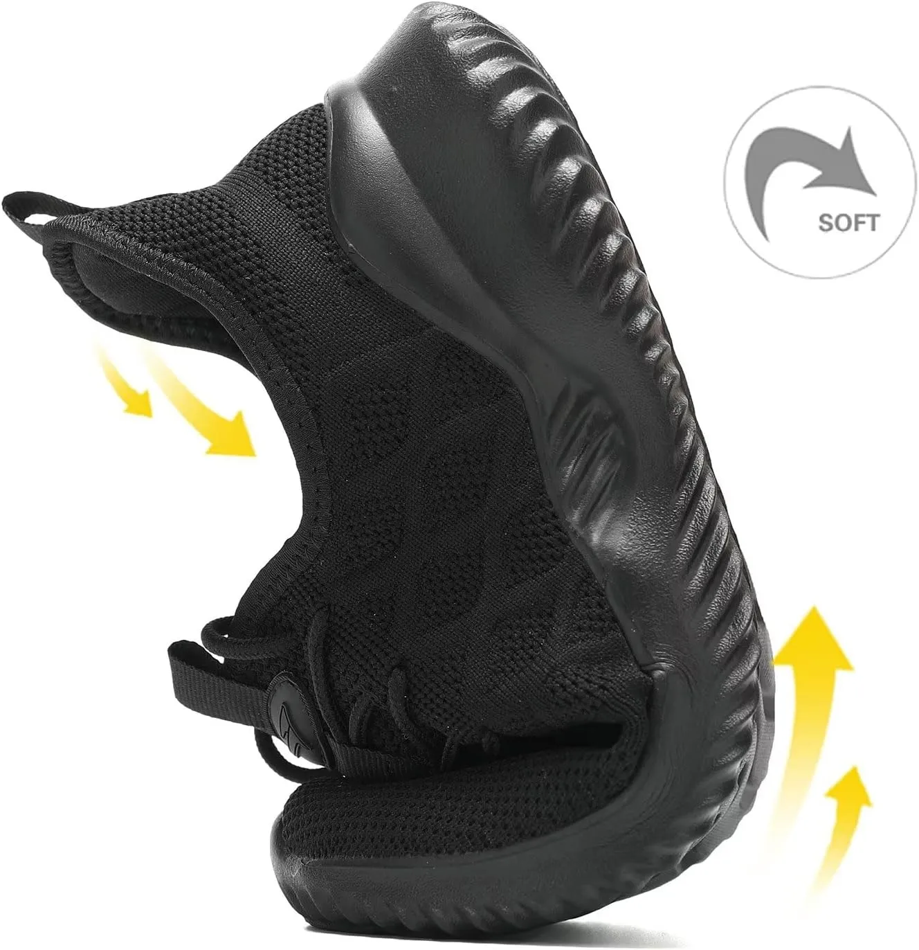 Mens Running Shoes Slip-on Walking Tennis Sneakers Lightweight Breathable Casual Soft Sole Mesh Workout Sports Shoes
