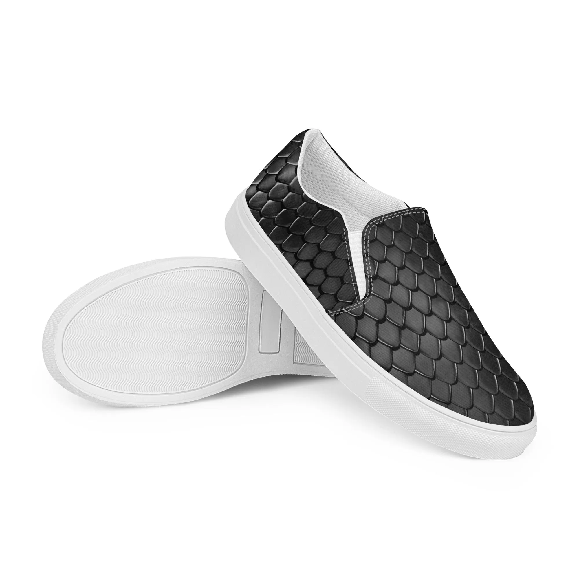 Men’s slip-on canvas shoes - Dragon skin SG014
