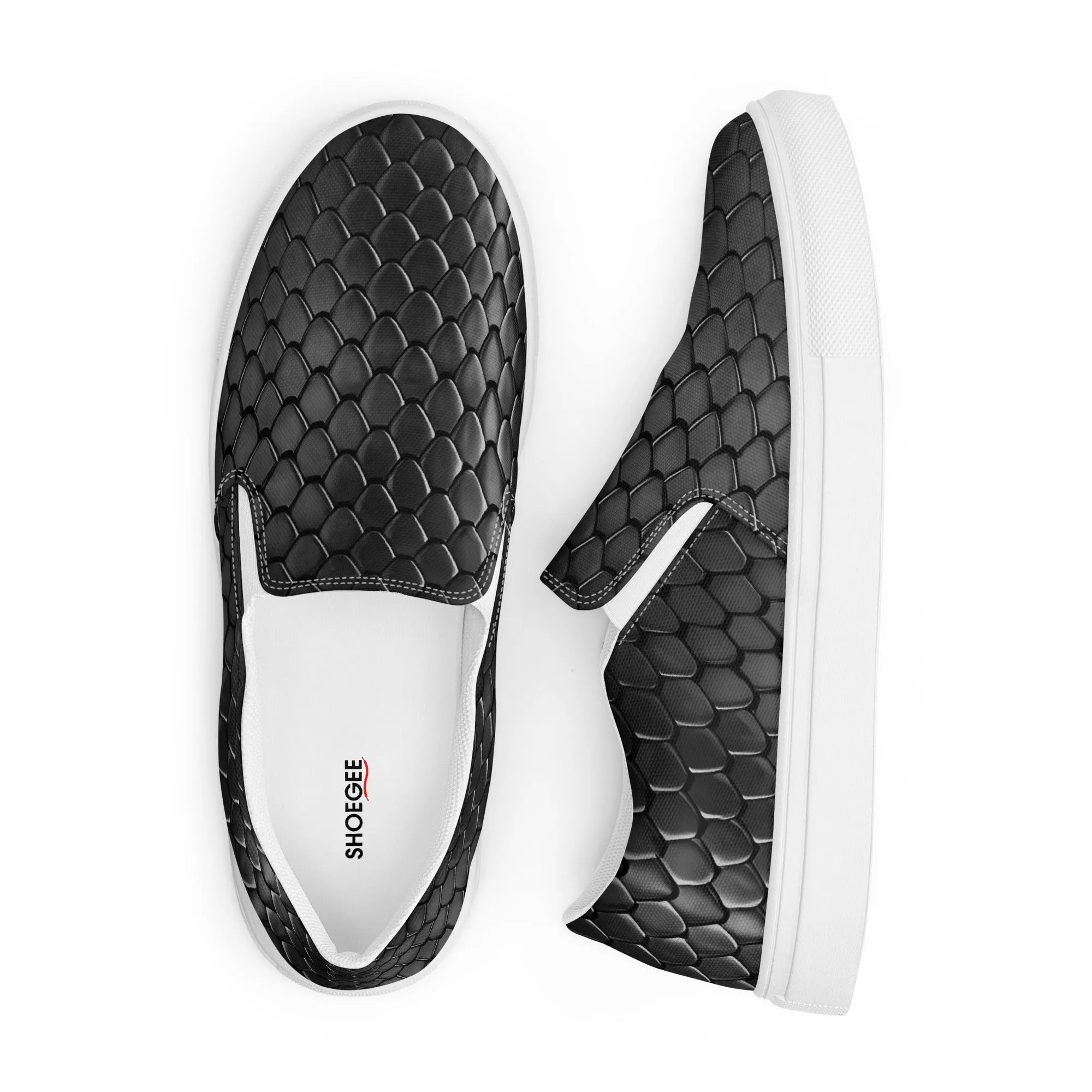 Men’s slip-on canvas shoes - Dragon skin SG014