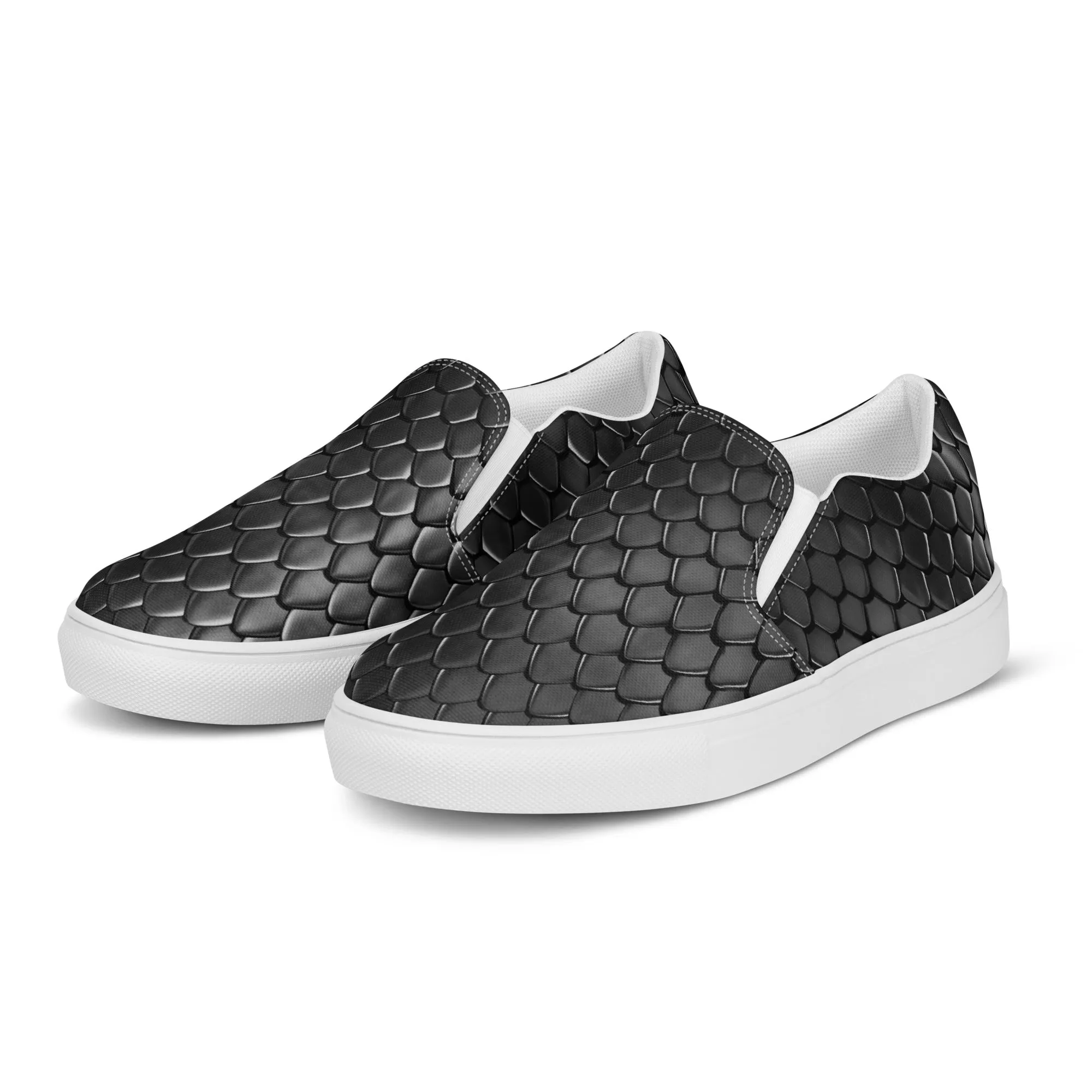 Men’s slip-on canvas shoes - Dragon skin SG014
