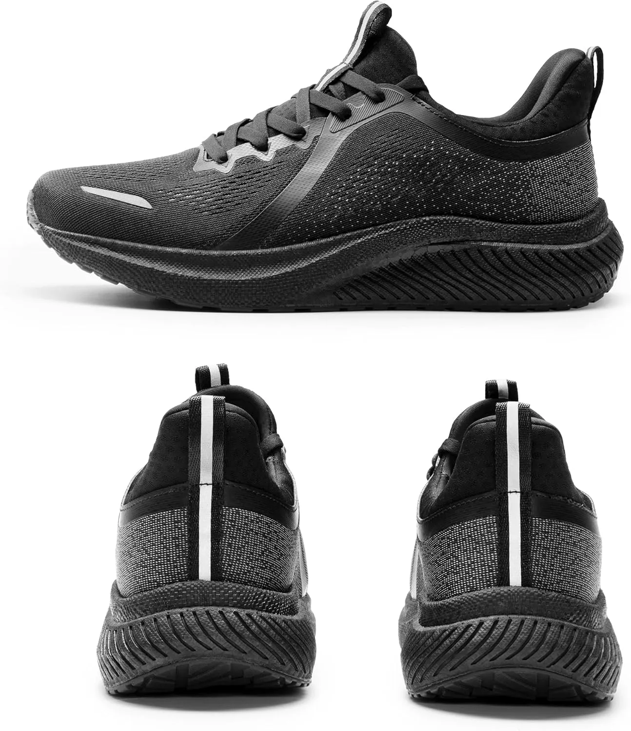 Men's Slip On Walking Shoes DreamLife Non Slip Athletic Gym Workout Comfortable Lightweight Running Tennis Sneakers