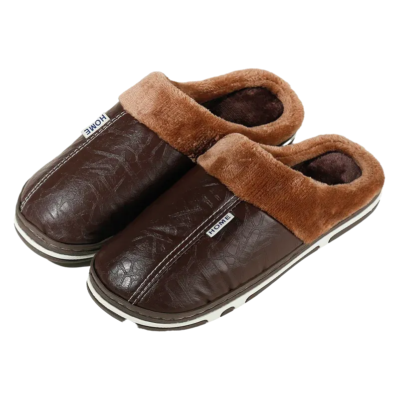 Men's Soft Plush Casual Slippers