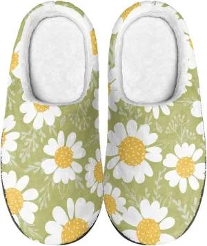 Men's Women's Non-slip Slippers, Flannel Warm Soft Cozy Slippers, House Bedroom Indoor/Outdoor Warm Shoes, Size 2-12