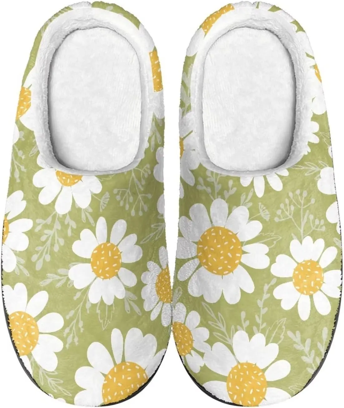 Men's Women's Non-slip Slippers, Flannel Warm Soft Cozy Slippers, House Bedroom Indoor/Outdoor Warm Shoes, Size 2-12