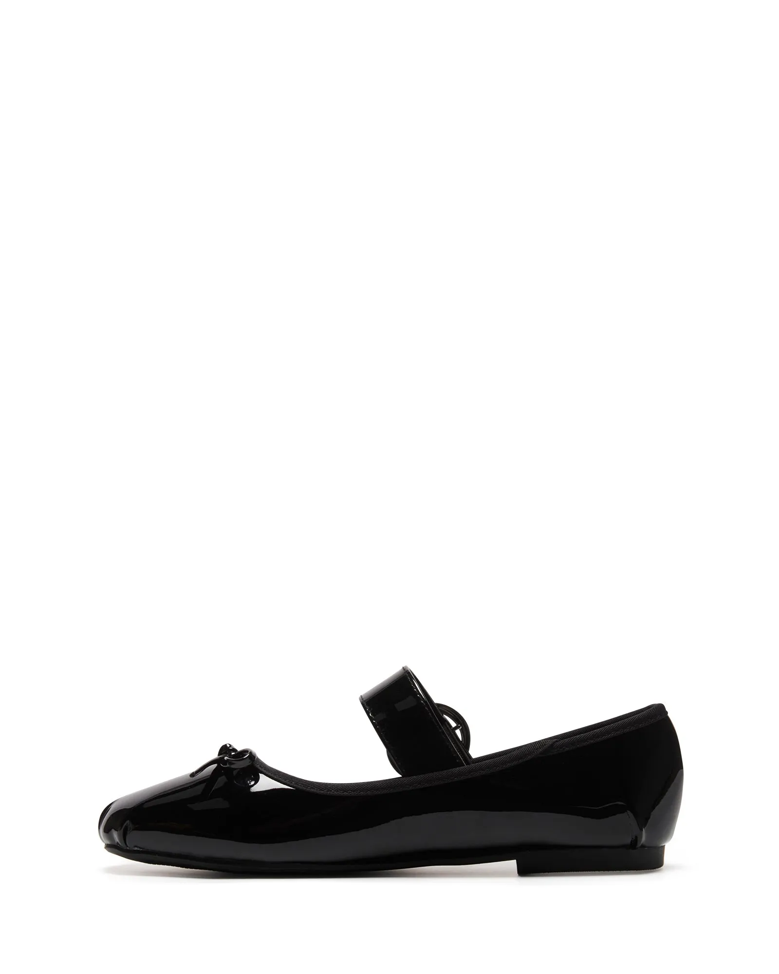 Mesmerize Ballet Flat Black Patent