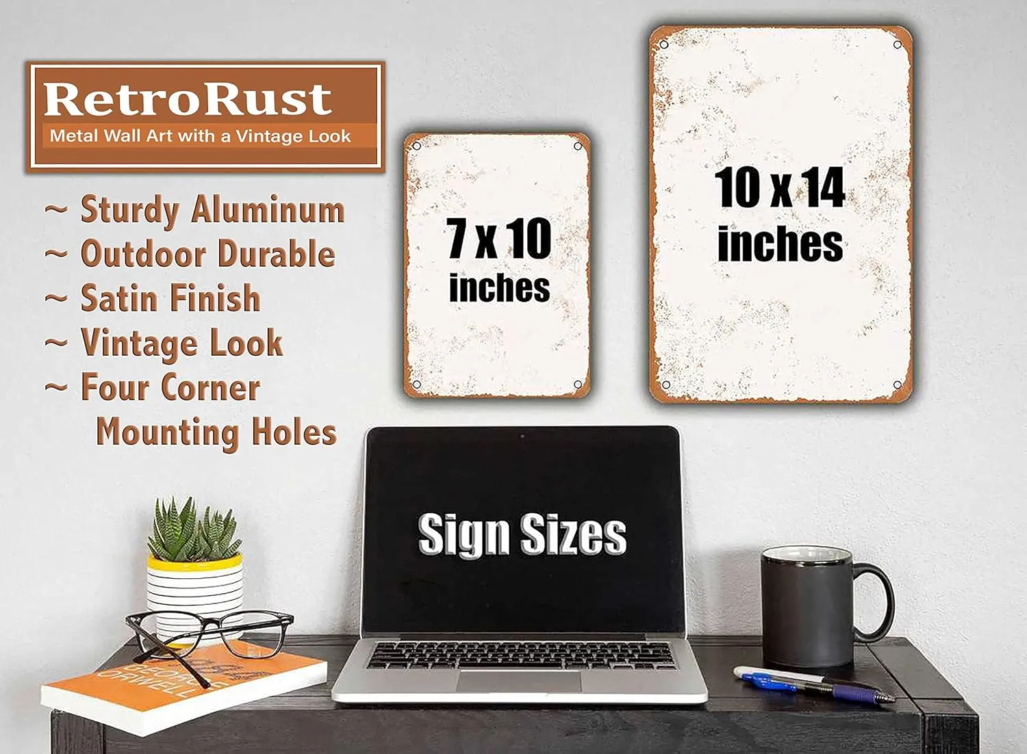 Metal Sign - The Mcintosh Family (Style 1) - Vintage Rusty Look