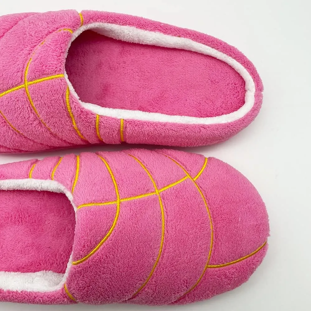 Mexican Concha Slippers for Women Men Concha Pantuflas Soft Plush House Slippers for Indoor Use