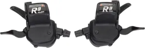 microSHIFT R758 3 x 8-Speed Flat Bar Road Shifter Set Shimano Compatible