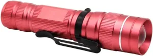 Mini LED Flashlight Q5 Led Light Torch Portable Zoomable Red Body Waterproof Penlight