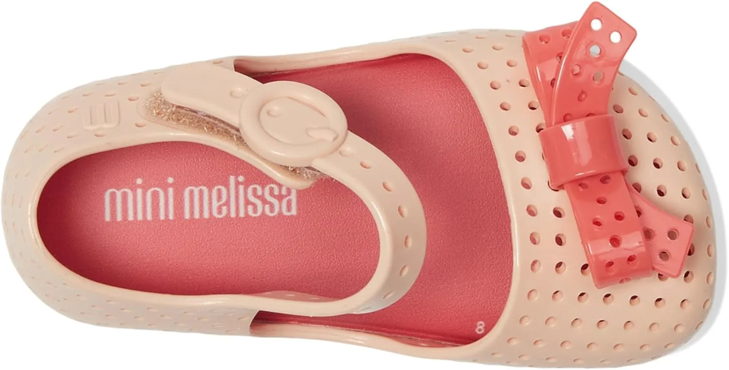 mini melissa Girl's Furadinha Pop Baby (Toddler/Little Kid) Ballet Flat