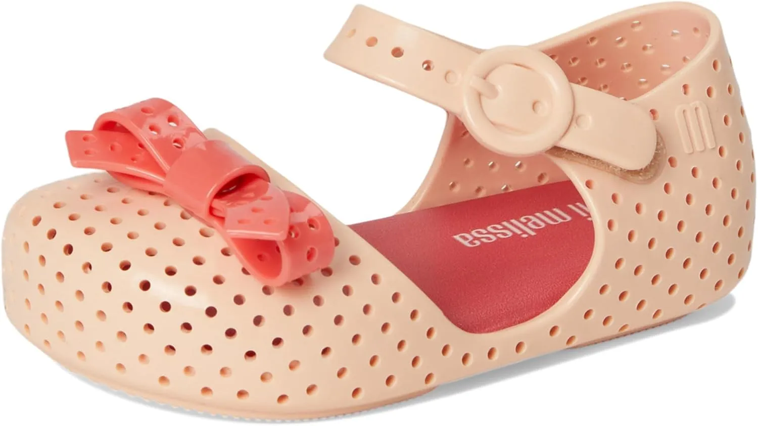 mini melissa Girl's Furadinha Pop Baby (Toddler/Little Kid) Ballet Flat