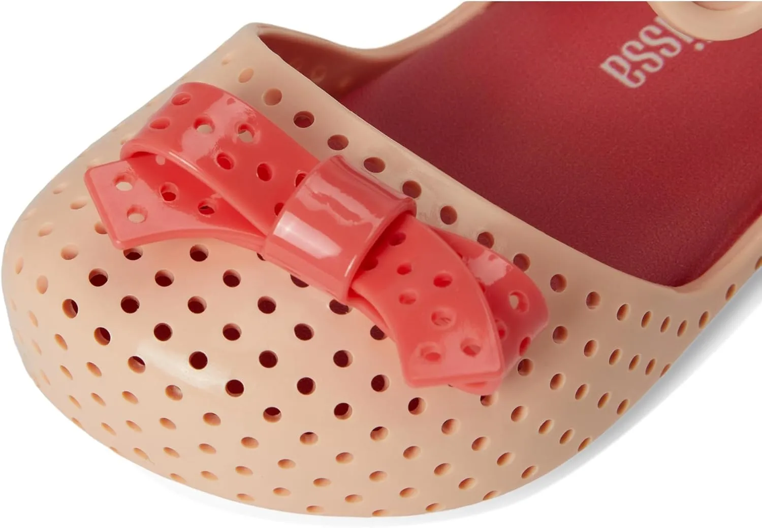 mini melissa Girl's Furadinha Pop Baby (Toddler/Little Kid) Ballet Flat