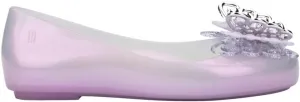 mini melissa Sweet Love Fly Jelly Flats for Girls- Girl's Ballet Flats w/Butterfly Design, Ballerina Flats, Kids Jelly Shoes
