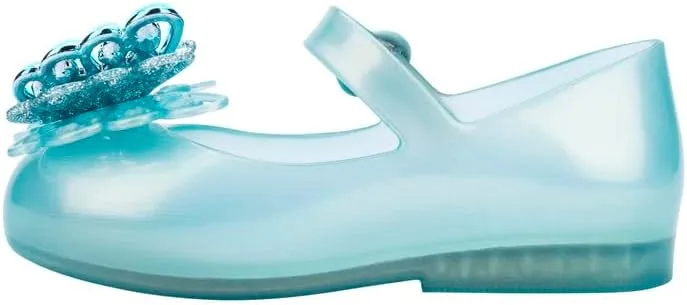 mini melissa Sweet Love Fly Mary Jane Jelly Shoes for Babies & Toddlers - Ballet Flats w/Butterfly Design & Adjustable Strap