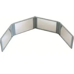 Mirror Go Round Compact 4 Panel Expandable Mirror with Case NEW