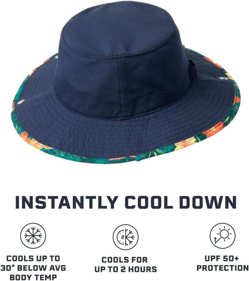 MISSION Cooling Bucket Hat - Unisex Wide-Brim Hat for Men & Women - Lightweight, Foldable & Durable - Cools Up to 2 Hours