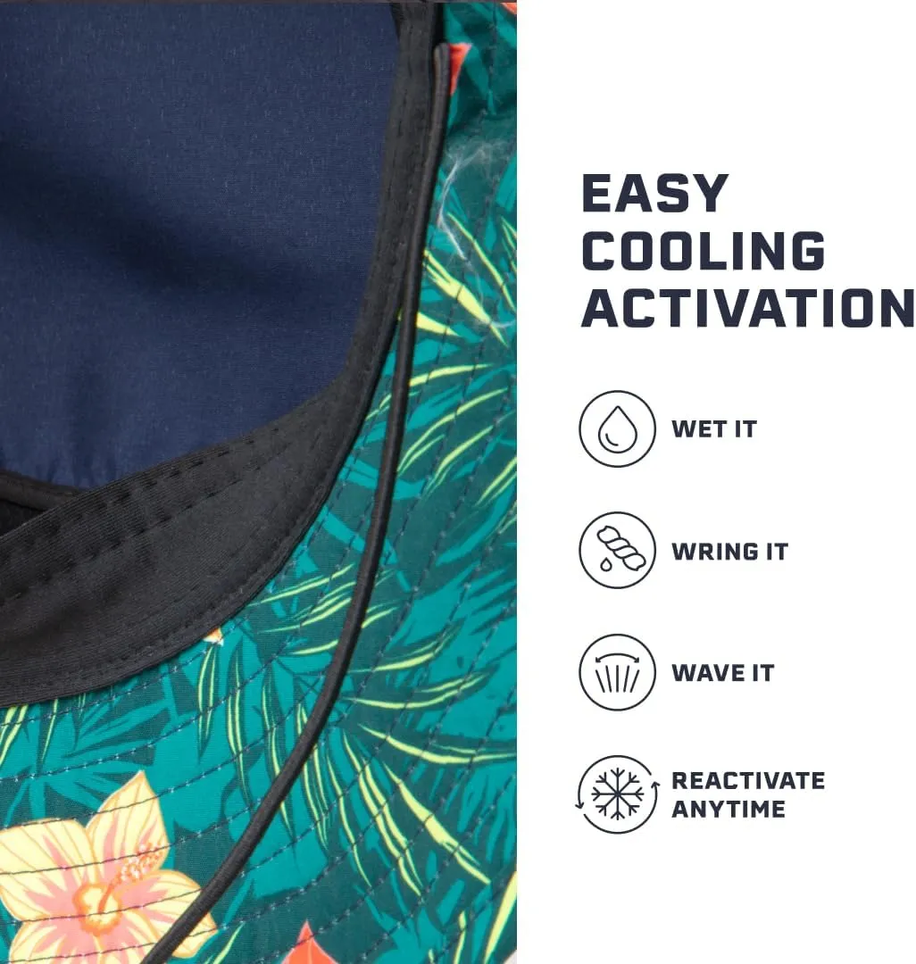 MISSION Cooling Bucket Hat - Unisex Wide-Brim Hat for Men & Women - Lightweight, Foldable & Durable - Cools Up to 2 Hours