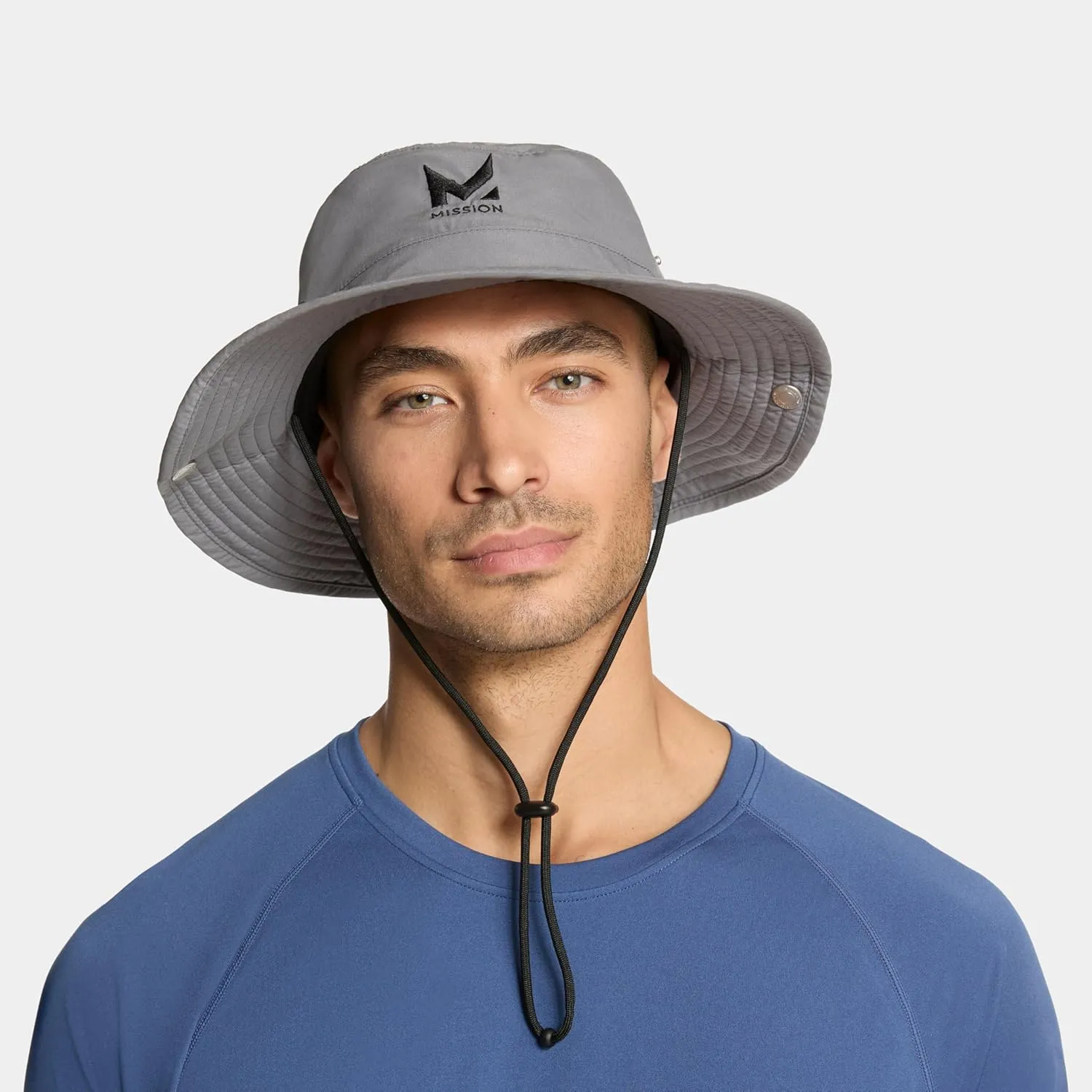 MISSION Cooling Bucket Hat - Unisex Wide-Brim Hat for Men & Women - Lightweight, Foldable & Durable - Cools Up to 2 Hours