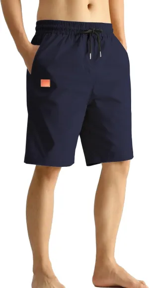 MO GOOD Mens Casual Shorts-Summer Beach Leisure Shorts, Stretch Golf Pants, Elastic Waist Drawstring Shorts with Pockets