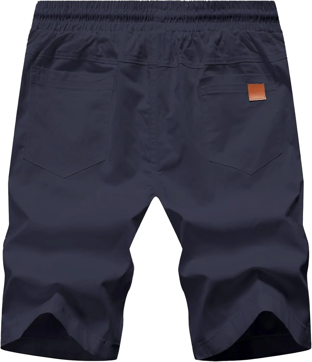 MO GOOD Mens Casual Shorts-Summer Beach Leisure Shorts, Stretch Golf Pants, Elastic Waist Drawstring Shorts with Pockets