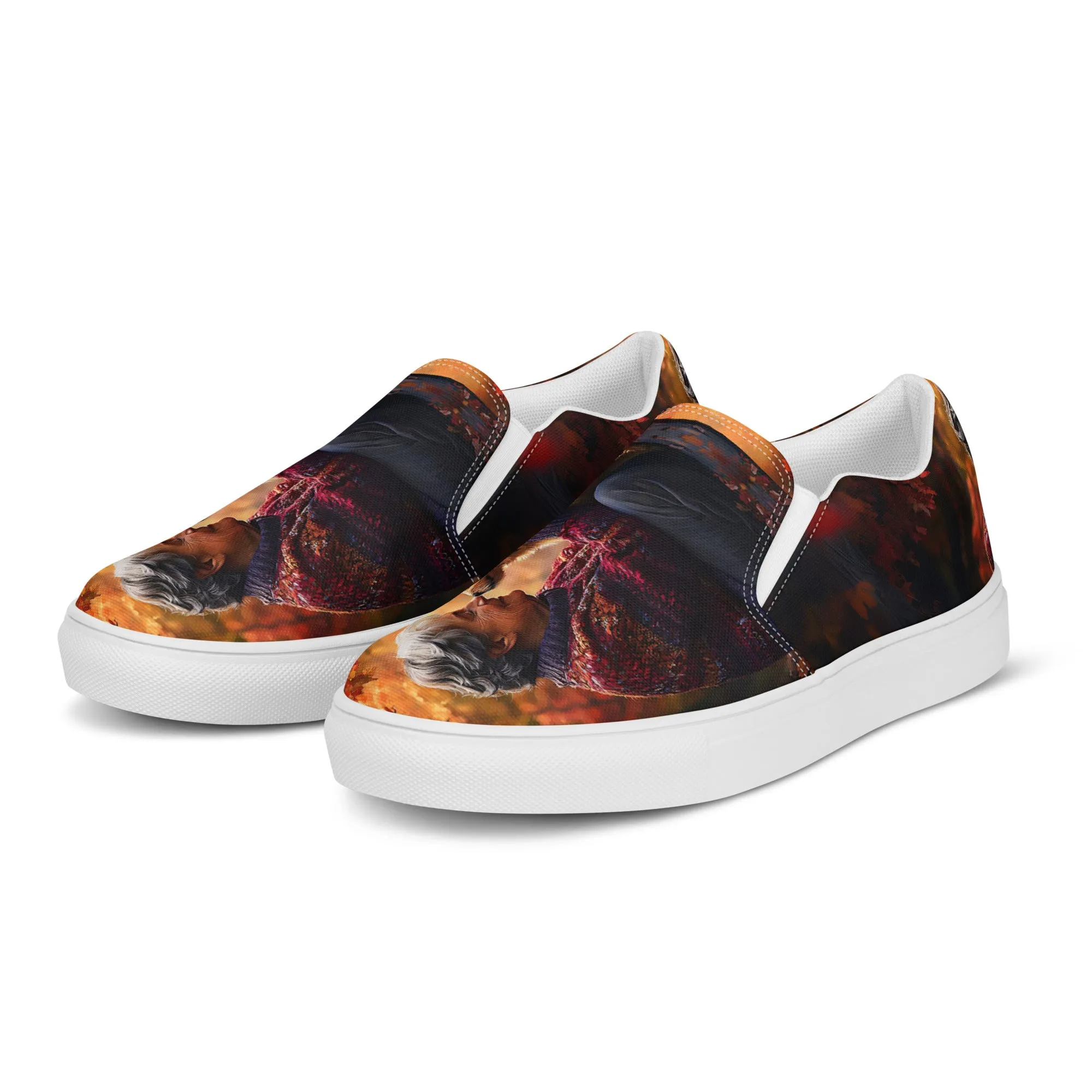 Mom's Pawtner Women’s slip-on canvas shoes