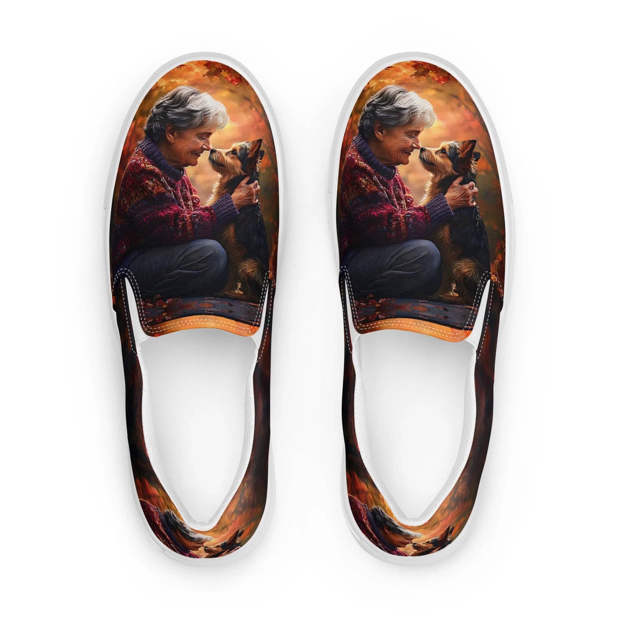 Mom's Pawtner Women’s slip-on canvas shoes