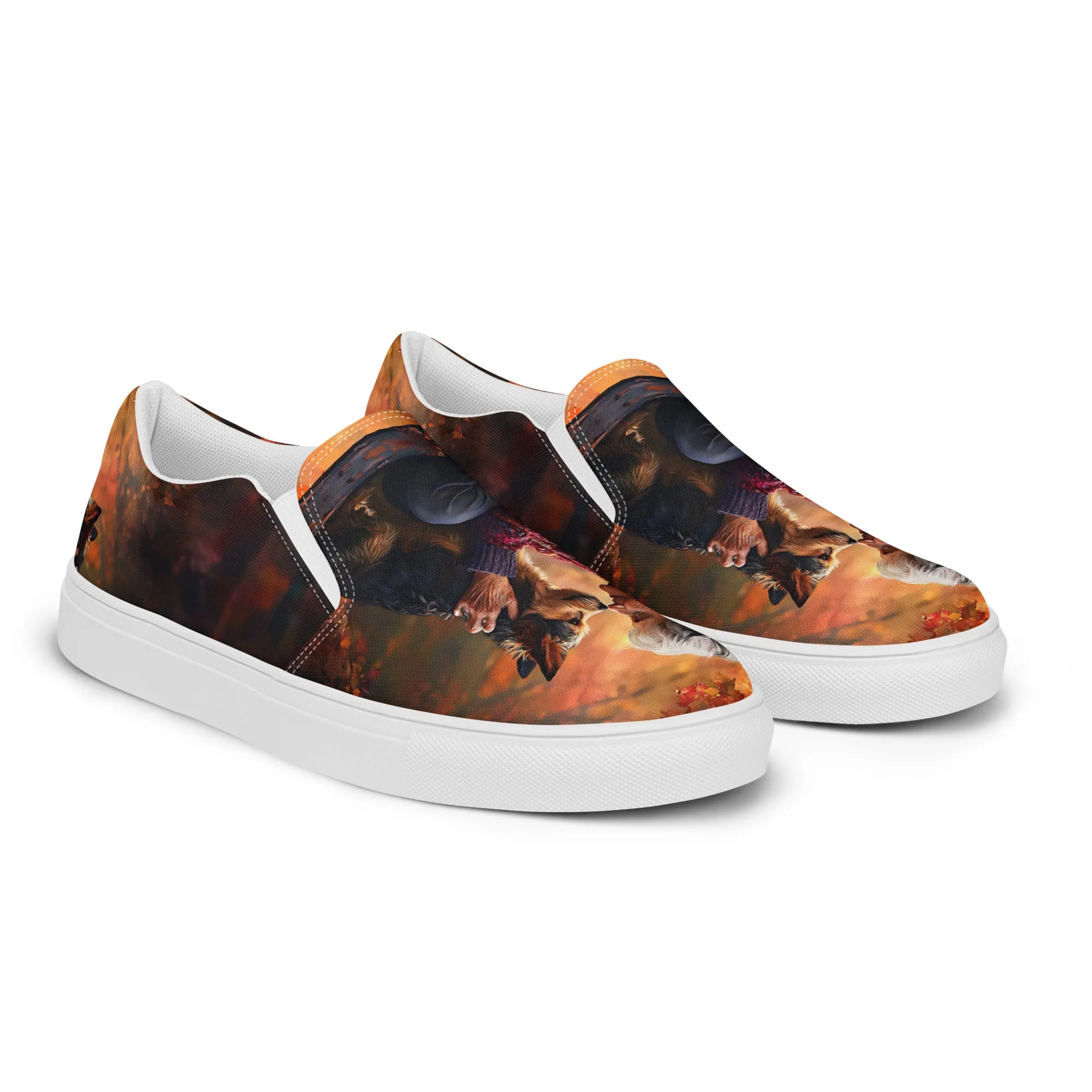 Mom's Pawtner Women’s slip-on canvas shoes