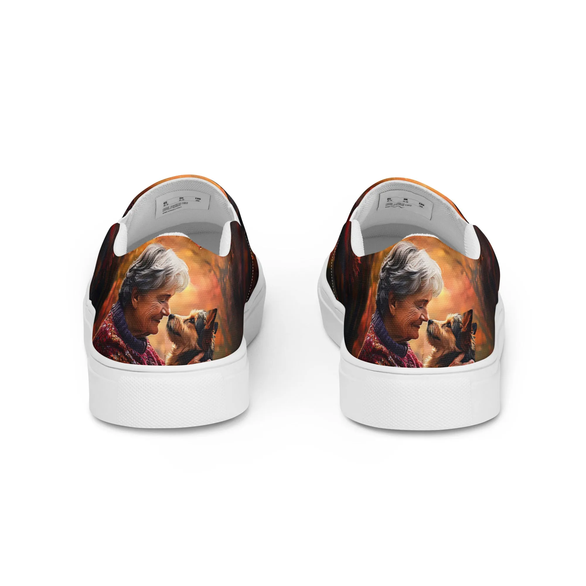 Mom's Pawtner Women’s slip-on canvas shoes