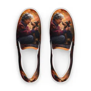 Mom's Pawtner Women’s slip-on canvas shoes