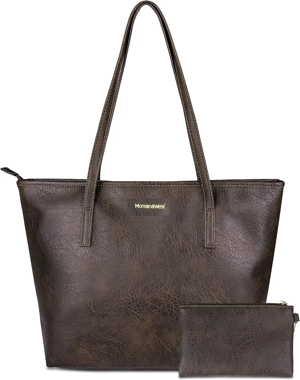 Montana West Tote Bags Vegan Leather Purses and Handbags for Women Top Handle Ladies Shoulder Bags